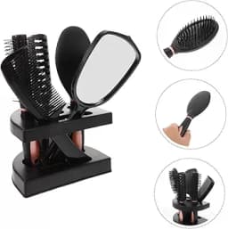 5pcs Hair Salon Comb and Mirror Set's Image
