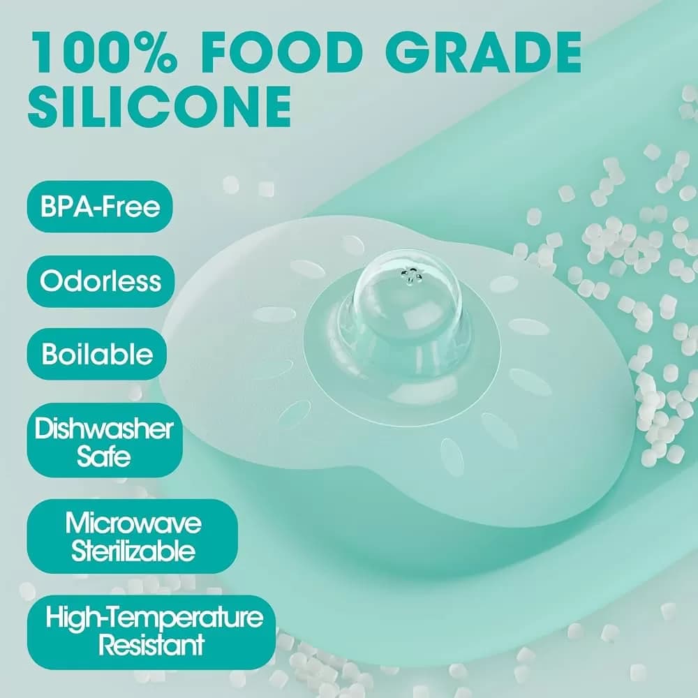 CheriBaby 24mm Nipple Shield for Breastfeeding – Soft Silicone with Carrying Case — image 4