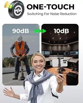 Hollyland LARK M2 Wireless Lavalier Microphone System – 2-Person Mic with Noise Cancellation, 300m Range, Camera & USB-C — image 2