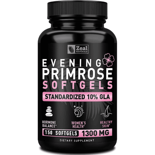 Zeal Naturals Evening Primrose Oil – Natural-Sourced Hormone Support Product Description — image 3