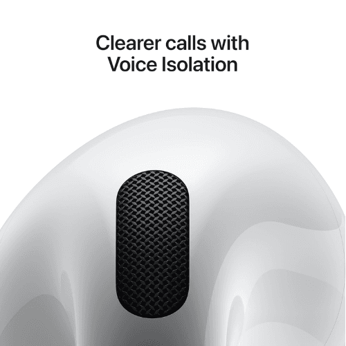 Apple AirPods 4 Wireless Earbuds, Bluetooth Headphones, Personalized Spatial Audio, Sweat and Water Resistant, USB-C Charging Case, H2 Chip, Up to 30 Hours of Battery Life, Effortless Setup for iPhone With Active Noise Cancellation — image 5