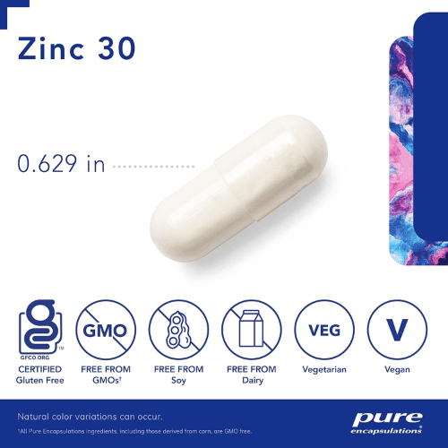 Pure Encapsulations Zinc 30 mg – Immune System & Growth Support — image 3