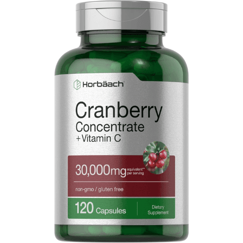 Horbäach Cranberry Concentrate Extract Pills + Vitamin C – Triple Strength Formula — image 5