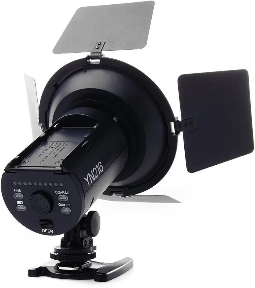 YONGNUO YN216 YN-216 LED Video Light with Adjustable 3200K-5600K Color Temperature and 4 Color Plates for Canon Nikon DSLR Camera — image 3