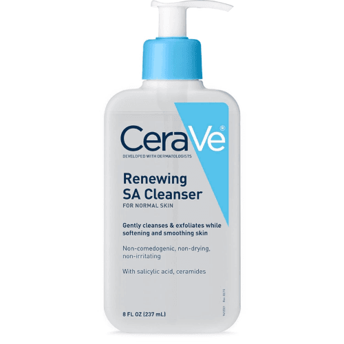 CeraVe Renewing Salicylic Acid Cleanser – Gentle BHA Exfoliating Face Wash — image 4