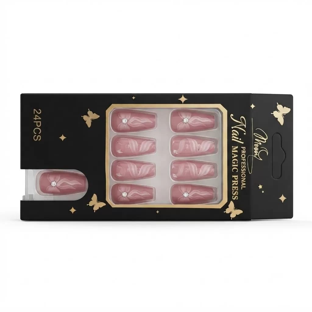 Moon Enchanted Bow press On nails — image 1