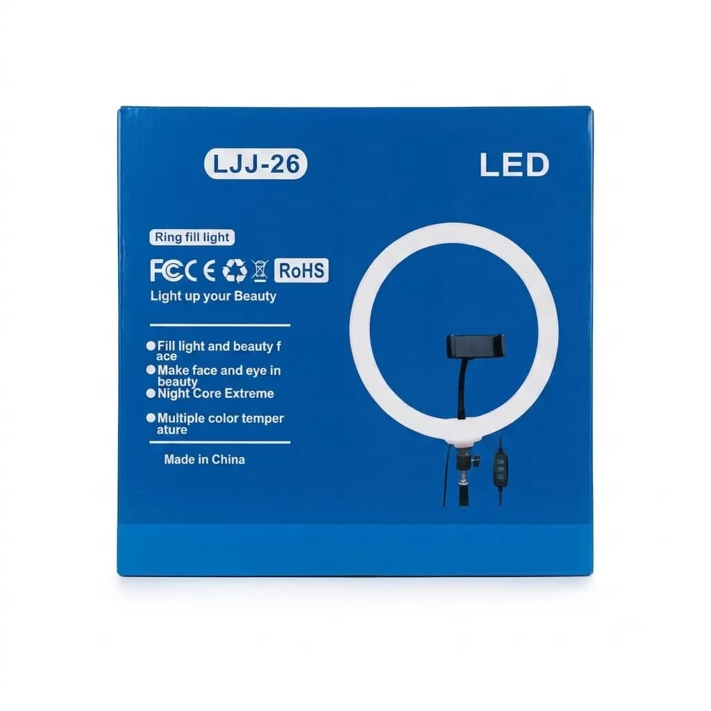 LJJ-26 10 inches LED Ringlight with Tripod stand — image 2