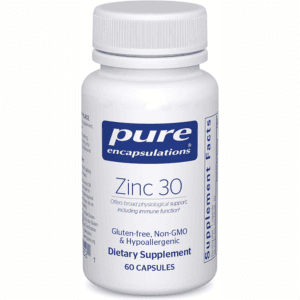 Pure Encapsulations Zinc 30 mg – Immune System & Growth Support — image 1