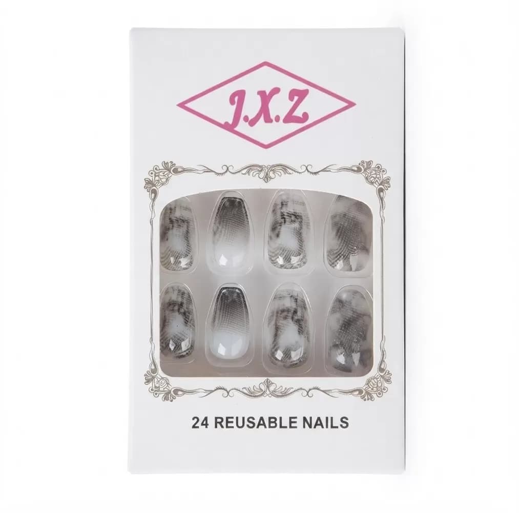 Monochrome 24 Press On Nails — image 1