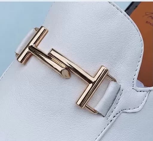 Mule Loafers with Gold Hardware — image 3