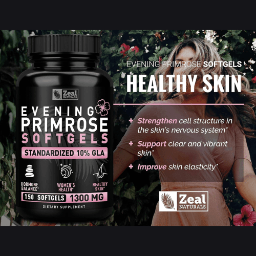 Zeal Naturals Evening Primrose Oil – Natural-Sourced Hormone Support Product Description — image 6