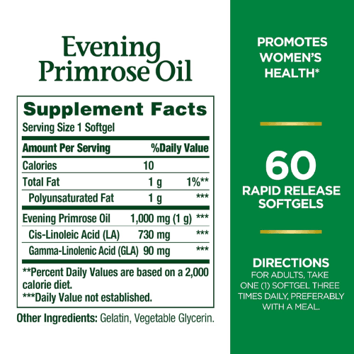 Nature's Bounty Evening Primrose Oil – Women's Health Support — image 4