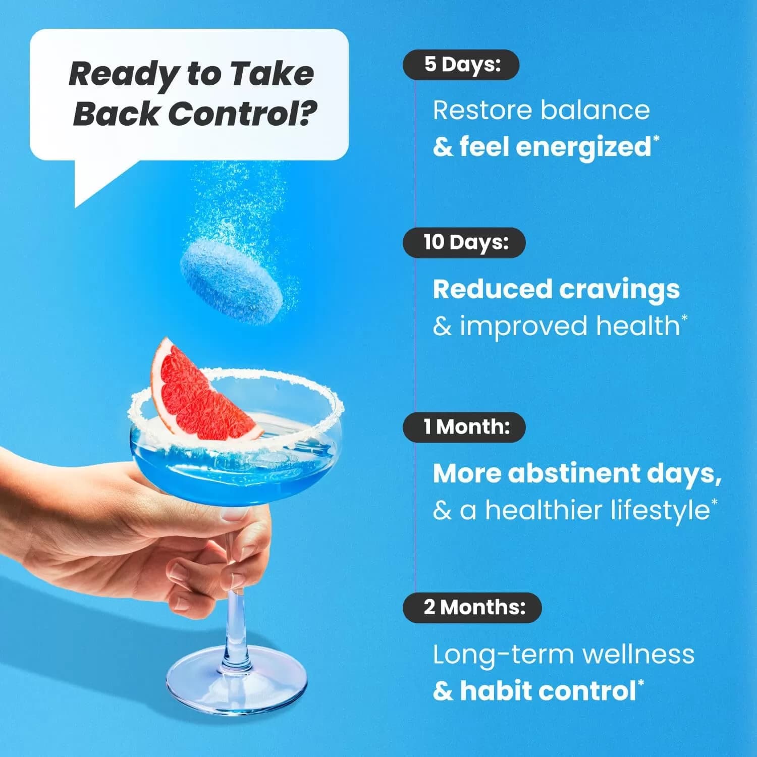 NoMoreDrinks Anti-Alcohol Craving & Liver Detox Support Supplement – 11-in-1 Herbal Formula with Organic Milk Thistle & 5-HTP – Fast-Acting Craving Relief & Energy Support – 1 Tub (Tablet Form) — image 5