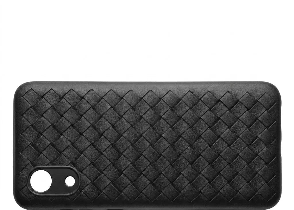 Silicone Rubber Woven-Design Case for Samsung A03 Core — image 1