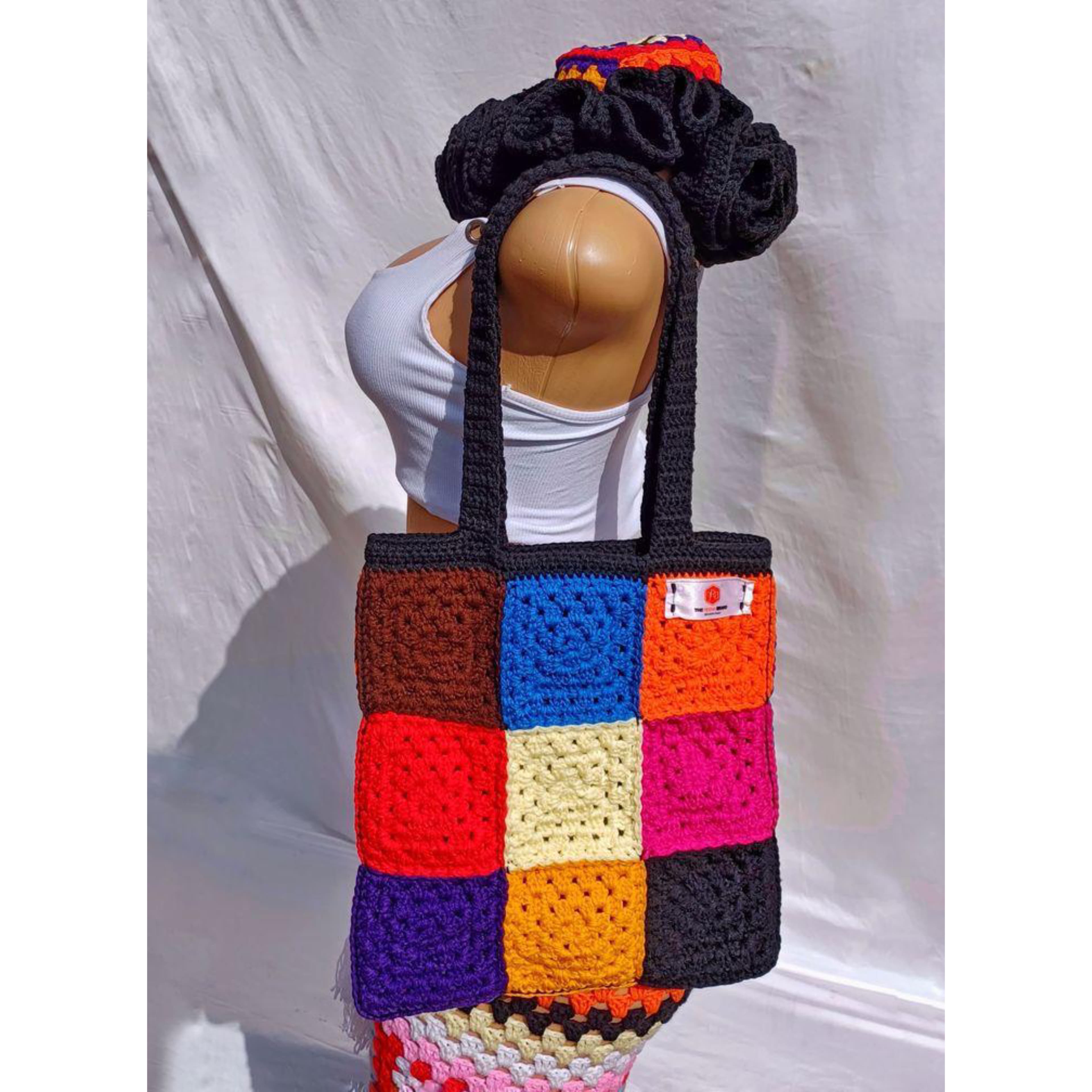 Crochet tote bag — image 3