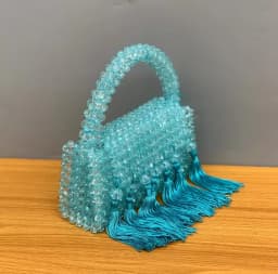 Tassel beaded bag's Image