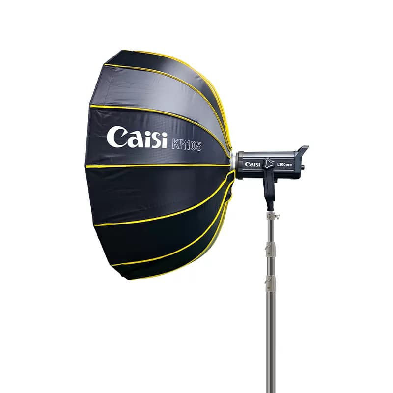 Caisi CS-KR105 105cm Parabolic Umbrella Softbox with Bowens Mount and Grid — image 1