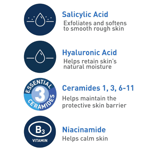 CeraVe Renewing Salicylic Acid Cleanser – Gentle BHA Exfoliating Face Wash — image 3