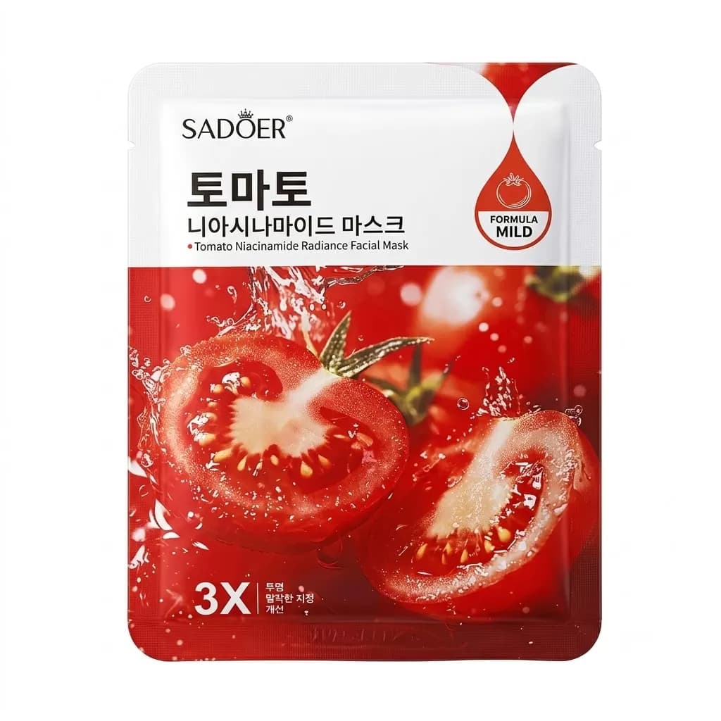 Sadoer Tomato Niacinamide Radiance Face Mask — image 1