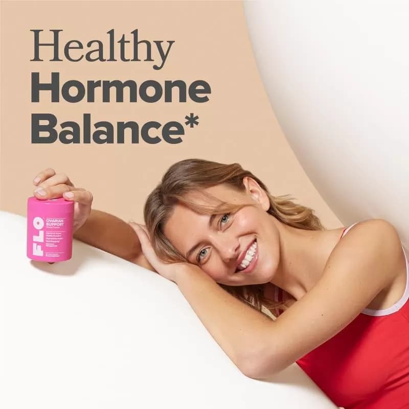 O Positiv FLO Ovarian Support Capsules – Hormone Balance Supplement for Women with Inositol, DIM & Folic Acid – Supports Healthy Ovulation & Menstrual Cycle Regularity – 30 Servings, Vegan — image 2