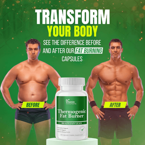 DR VITAMIN SOLUTIONS Thermogenic Fat Burner Brazilian Lean – Metabolism Booster & Appetite Suppressant, 60 Capsules — image 5