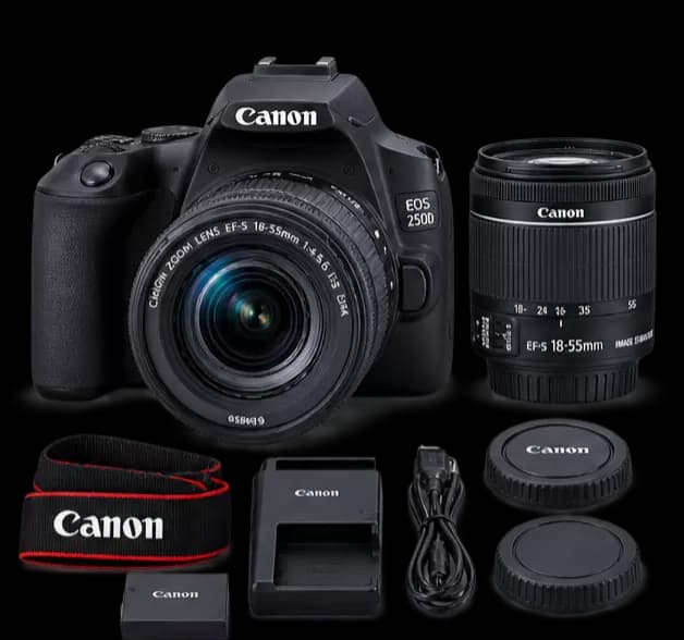 Canon EOS 250D Digital Camera with EF-S 18-55mm IS STM Kit — image 1