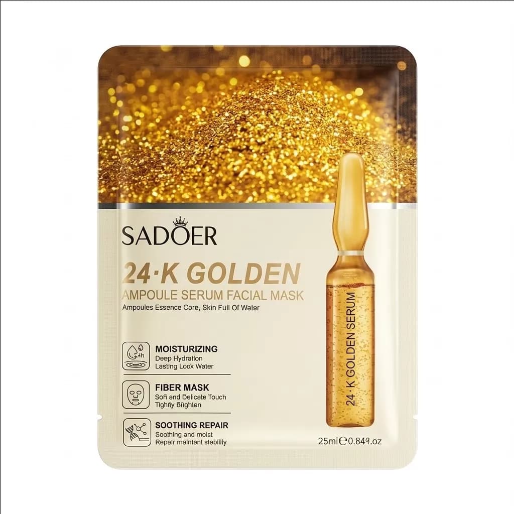 Sadoer 24k Golden Ampoule Serum Facial Mask — image 1