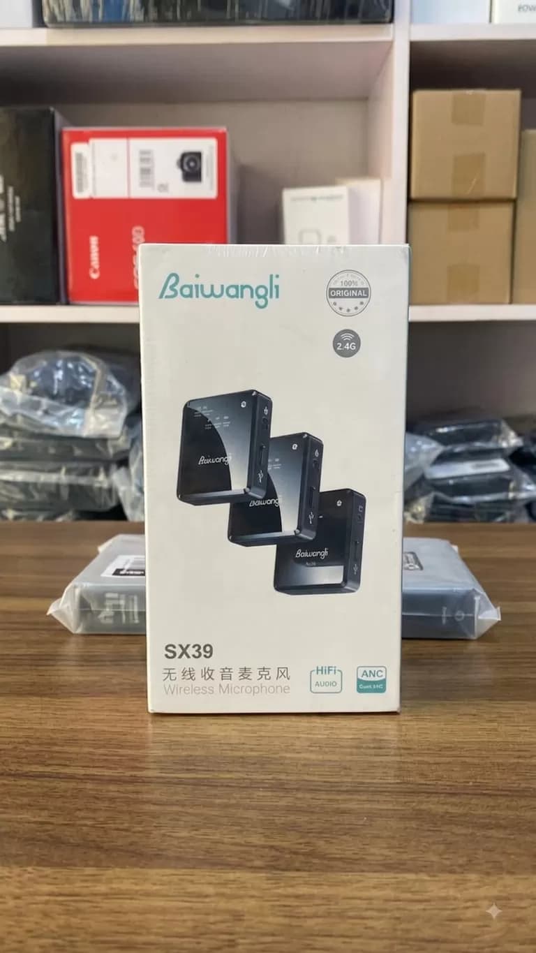 Baiwangli SX39 Wireless Microphone System with HiFi Audio & ANC — image 1