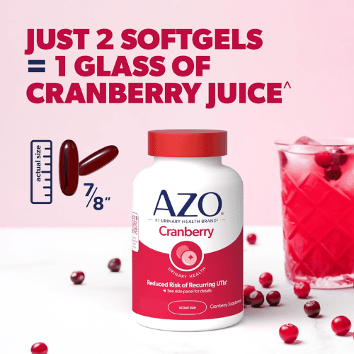 AZO Cranberry Supplement – Sugar-Free, Non-GMO, Urinary Tract Health Support — image 2