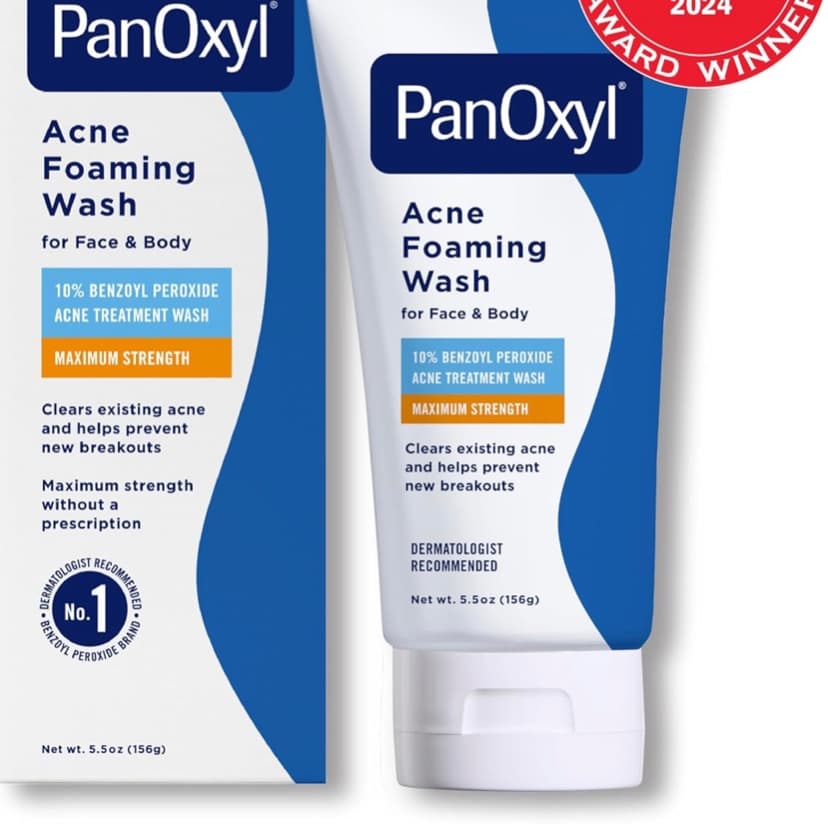 PanOxyl Acne Foaming Wash Benzoyl Peroxide 10% Maximum Strength Antimicrobial, 5.5 Oz — image 2