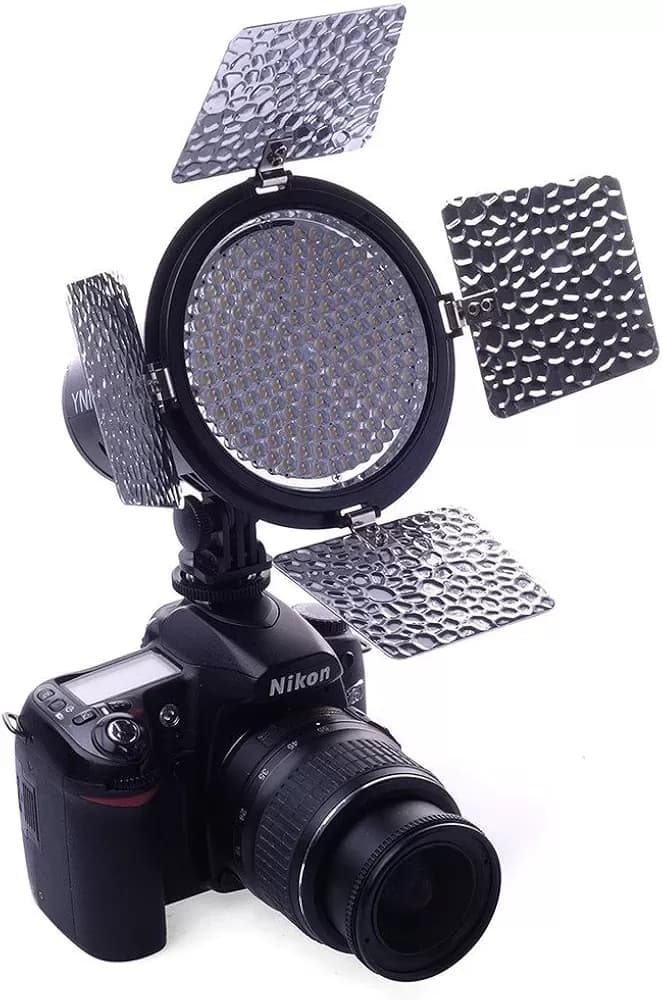 YONGNUO YN216 YN-216 LED Video Light with Adjustable 3200K-5600K Color Temperature and 4 Color Plates for Canon Nikon DSLR Camera — image 5