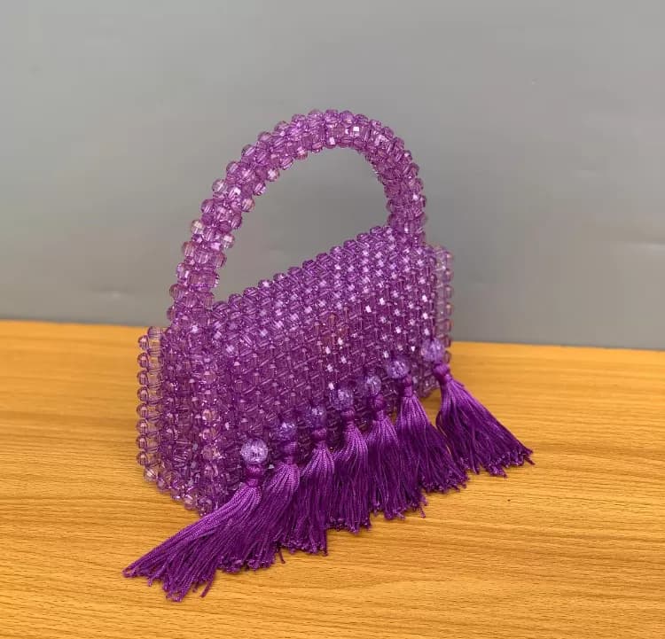 Tassel beaded bag — image 2