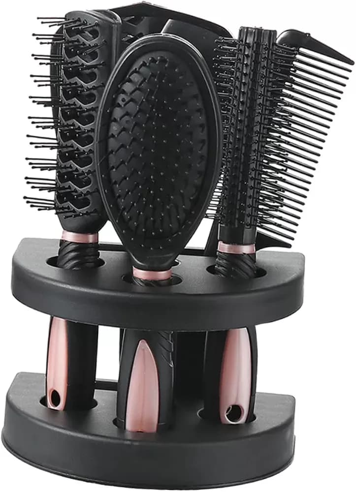 5pcs Hair Salon Comb and Mirror Set — image 2