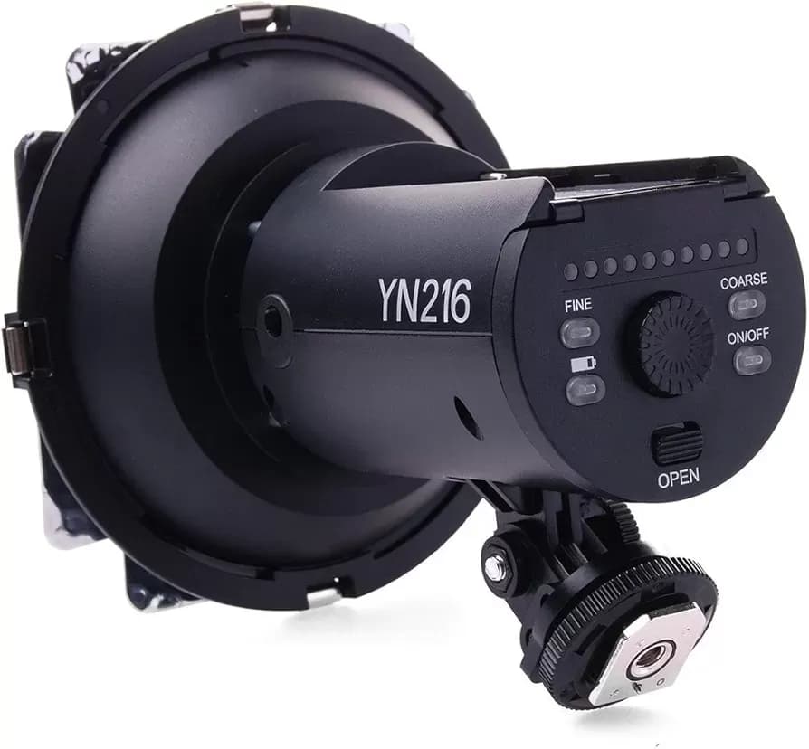 YONGNUO YN216 YN-216 LED Video Light with Adjustable 3200K-5600K Color Temperature and 4 Color Plates for Canon Nikon DSLR Camera — image 2