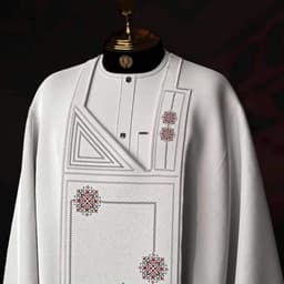 Vixlight Men Agbada - Full outfit Agbada with unique Embroidery's Image