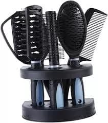 5pcs Hair Salon Comb and Mirror Set — image 3