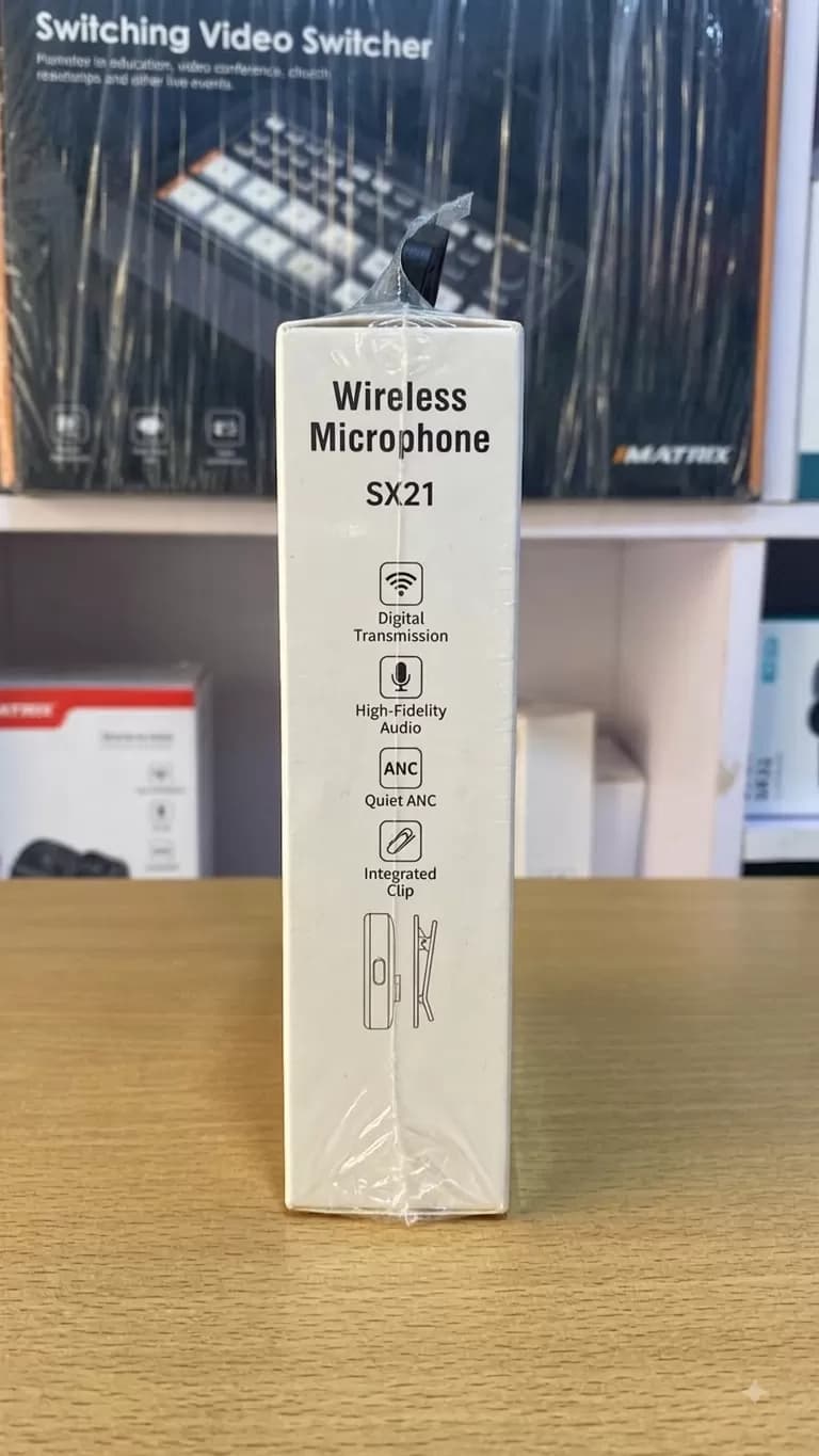 SX21 Wireless Lavalier Microphone System with HiFi Audio & ANC — image 3