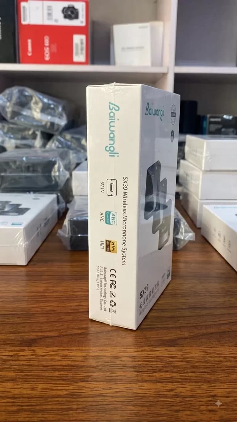 Baiwangli SX39 Wireless Microphone System with HiFi Audio & ANC — image 3