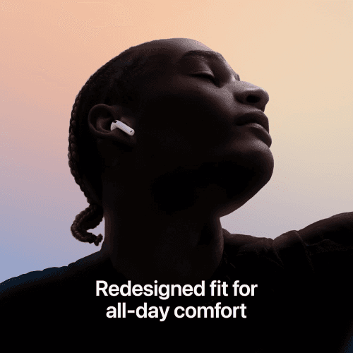 Apple AirPods 4 Wireless Earbuds, Bluetooth Headphones, Personalized Spatial Audio, Sweat and Water Resistant, USB-C Charging Case, H2 Chip, Up to 30 Hours of Battery Life, Effortless Setup for iPhone With Active Noise Cancellation — image 6