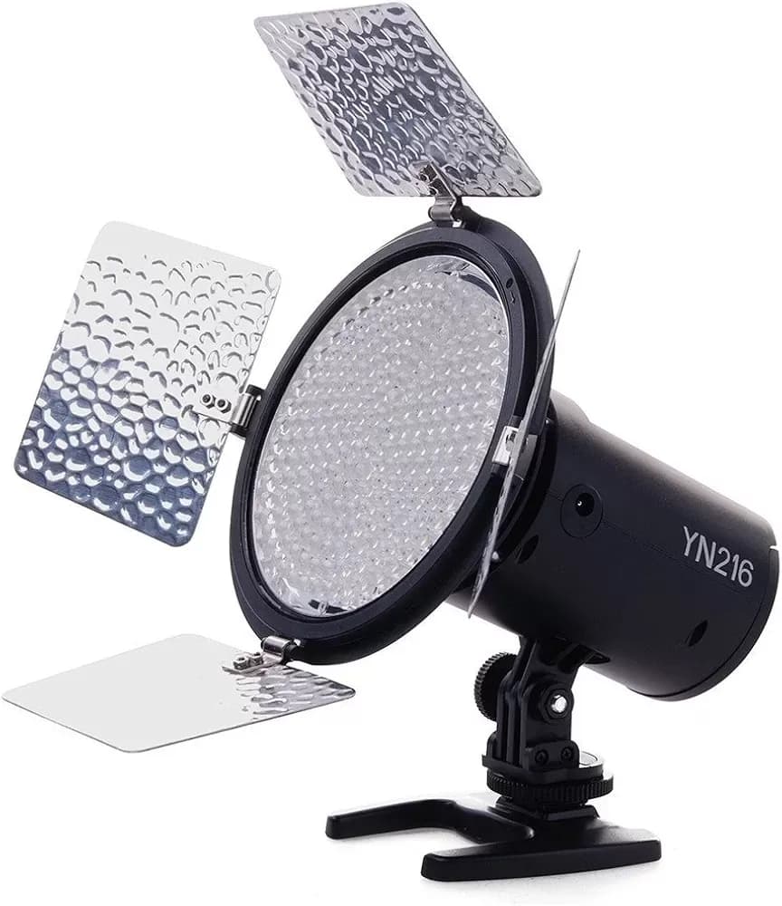 YONGNUO YN216 YN-216 LED Video Light with Adjustable 3200K-5600K Color Temperature and 4 Color Plates for Canon Nikon DSLR Camera — image 6