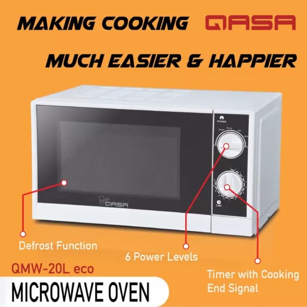 Qasa 20L grill microwave oven — image 2