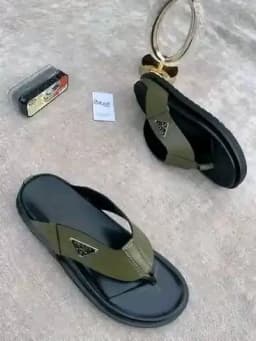 Olive Luxe Heritage Flip-Flop Sandal's Image
