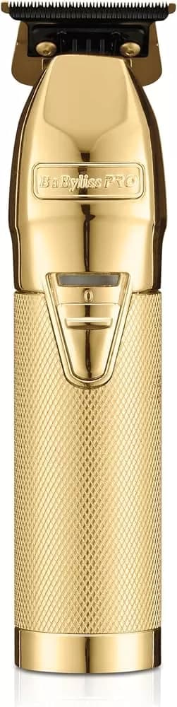 BaBylissPRO GoldFX FX787NG Professional Cordless Hair Trimmer – High-Torque Brushless Motor, DLC Titanium T-Blade, USB-C Charging, Gold's Image