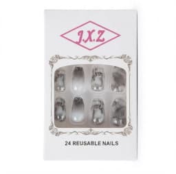 Monochrome 24 Press On Nails's Image