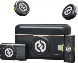 Hollyland LARK M2 Wireless Lavalier Microphone System – 2-Person Mic with Noise Cancellation, 300m Range, Camera & USB-C's Image